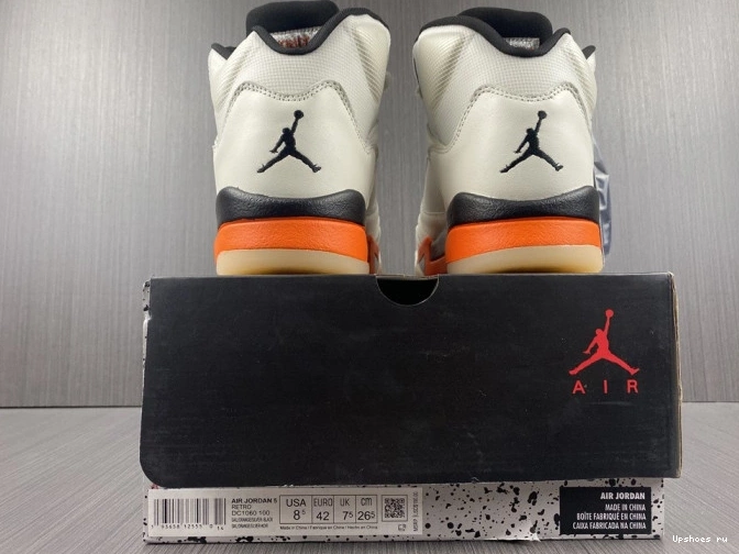 Orange Retro Air DC1060-100 Jordan 5 Total 1015